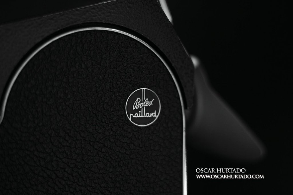 Side view with Bolex Paillard logo