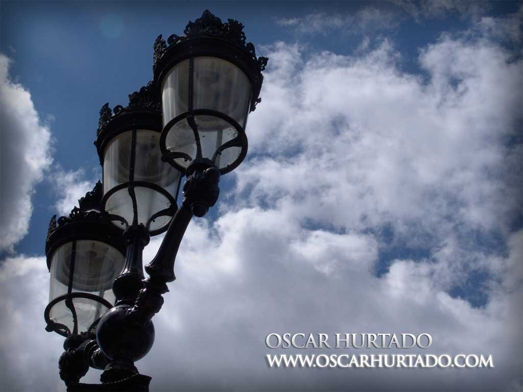 Beautiful art nouveau street lamps found decorating the way to Place de la Concorde during one summer afternoon