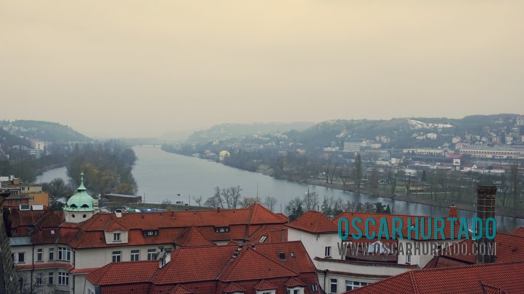 One of the beautiful views from the Park in Vyšehrad