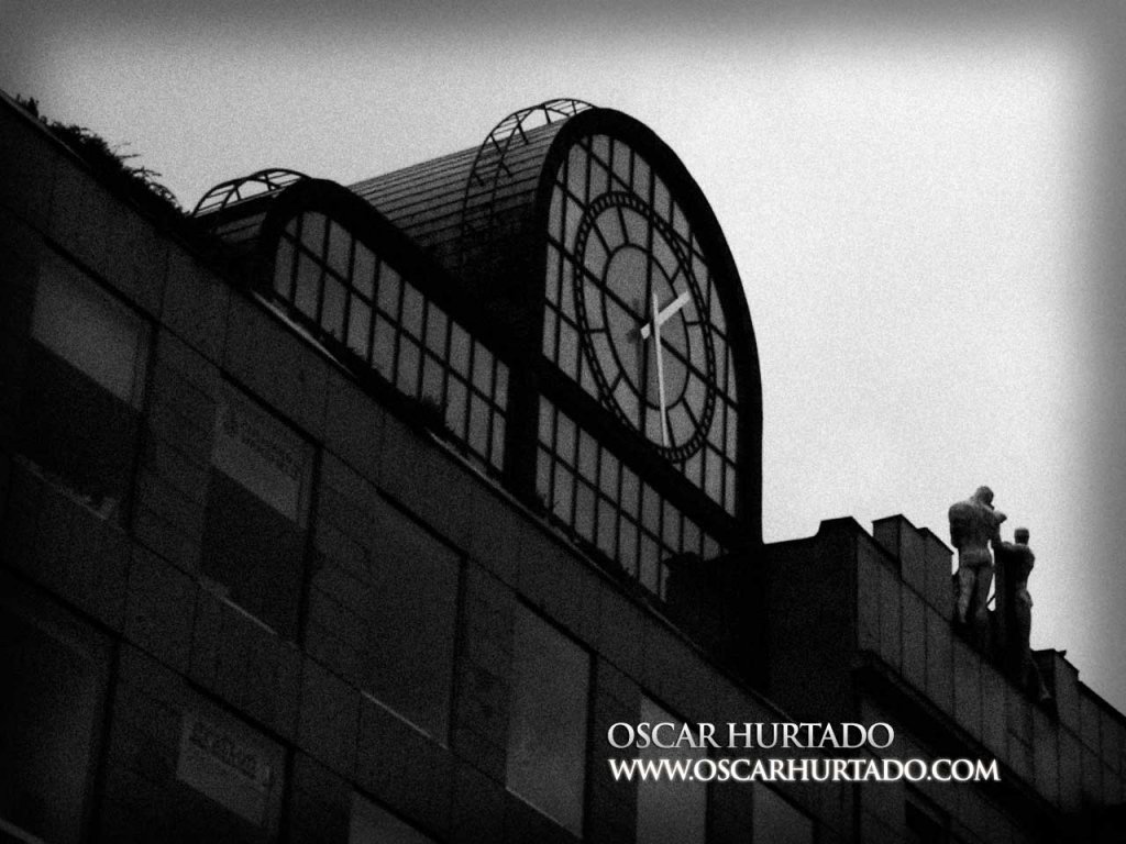 Working Against Time - Black and White photograph (2008)