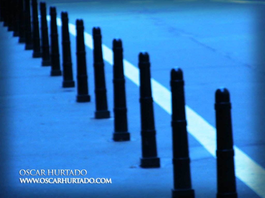 Follow the Blues - Color photograph (2008)