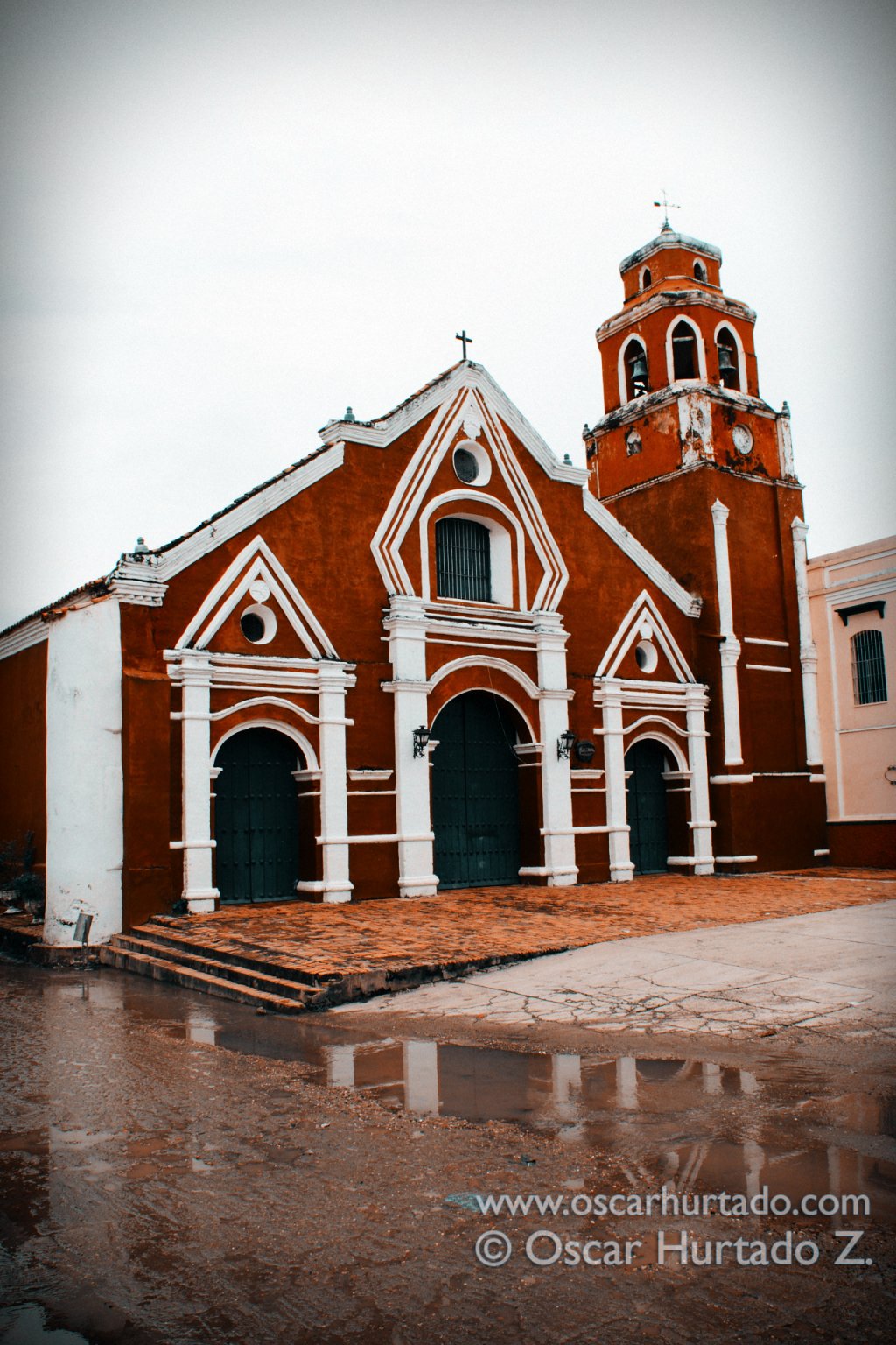The beautiful colonial San Francisco church in the town of Mompox, Bolivar