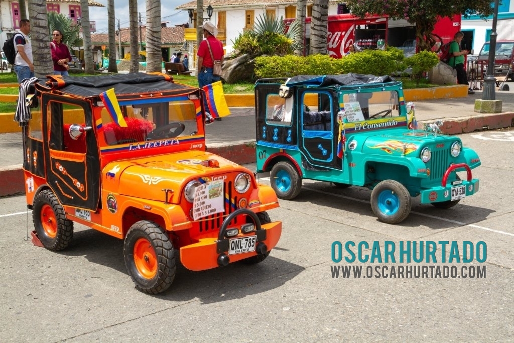The iconic colorful jeeps adapted for kids to fully immerse in the Coffee Region experience