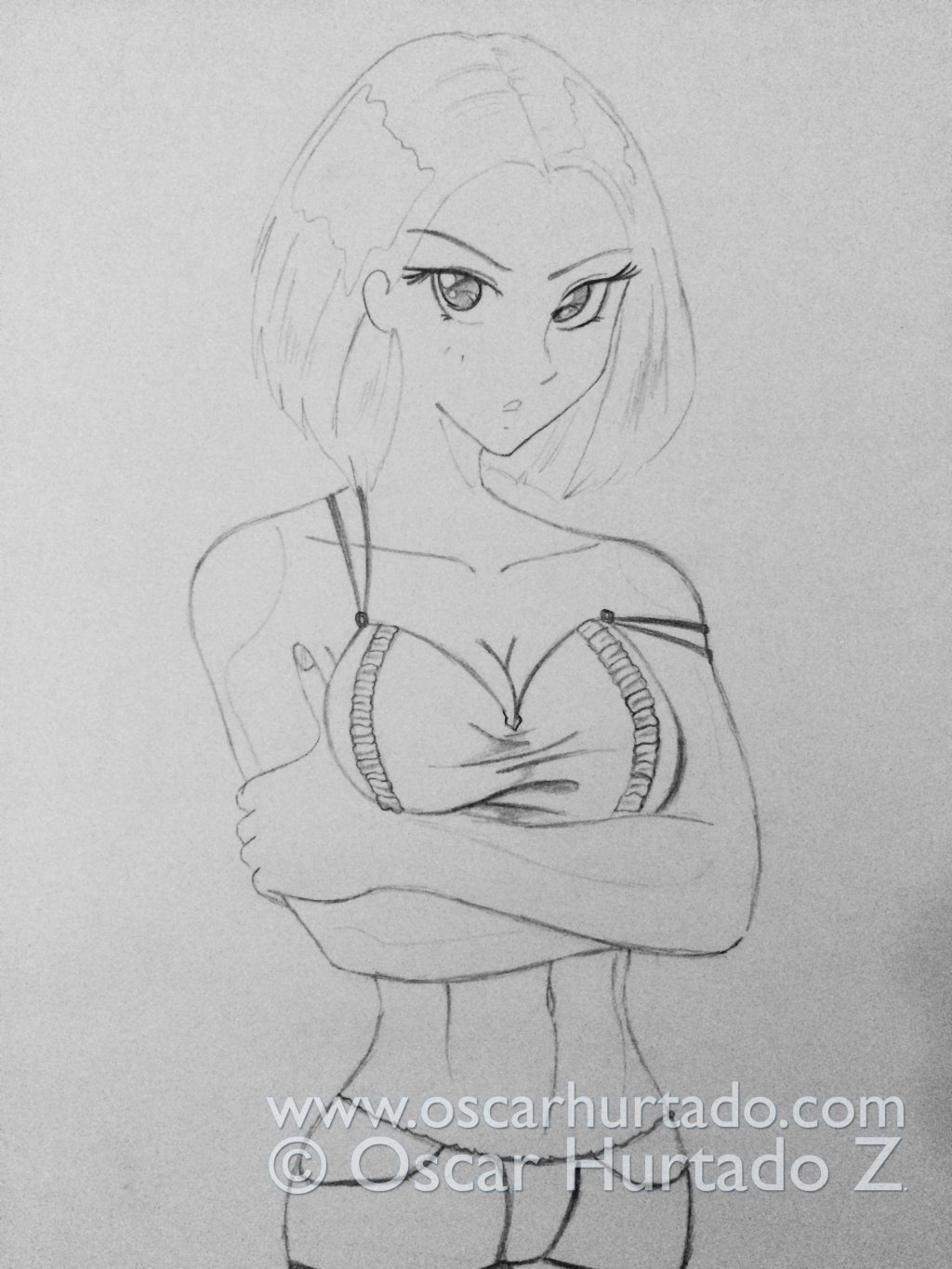 Tough Cutie - Pencil drawing
